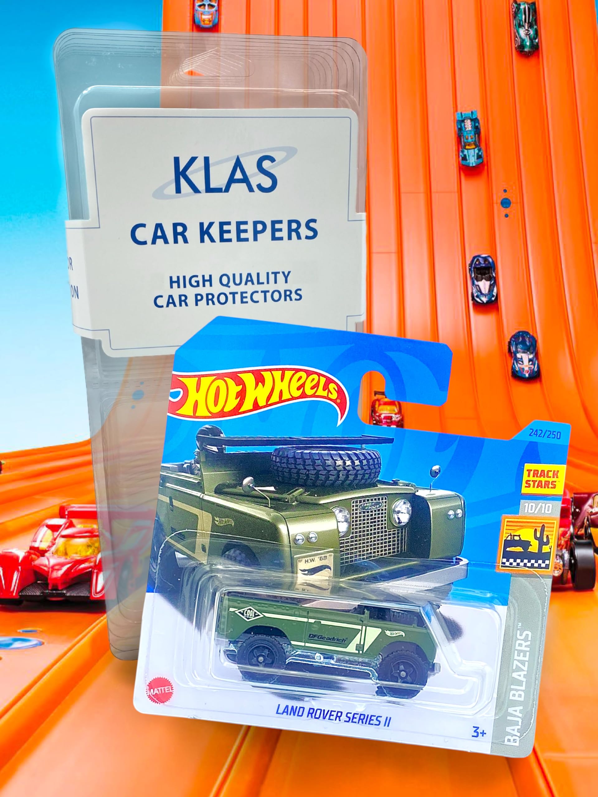 Hot Wheels Land Rover Series II (Dark Green) 10/10 Baja Blazers, 2023-242/250 (Short Card) - Image 3