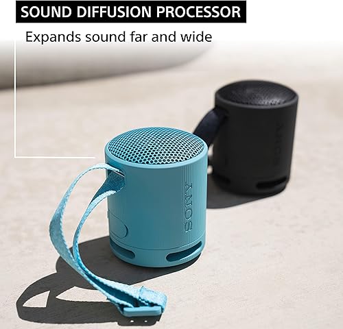 Miniatura 6 de Sony SRS-XB100 Altavoz de viaje inalámbrico Bluetooth portátil, ligero, supercompacto, extraduradero, IP67, resistente al agua y al polvo, batería