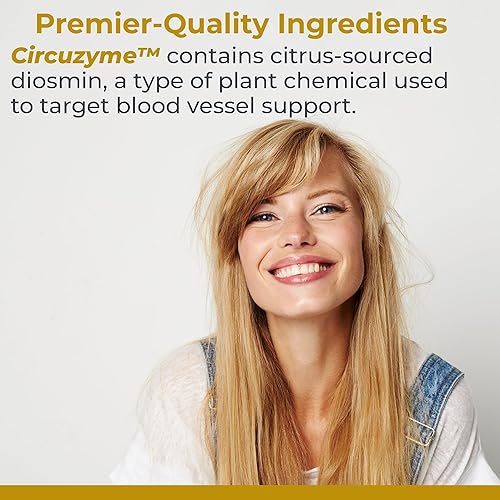 Miniatura 3 de Premier Research Labs CircuZyme - Suplementos de circulación sanguínea que apoyan el flujo sanguíneo y el apoyo vascular con diosmina, cayena y