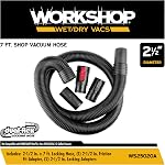 Workshop Wet/Dry Vacs WS25020A 2-1/2-Inch X 7-Feet Dual-Flex Locking Hose for Wet Dry Shop Vacuum