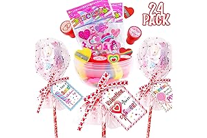 Valentine's Day Gift Set for Kids: Giant Lollipop Assortment