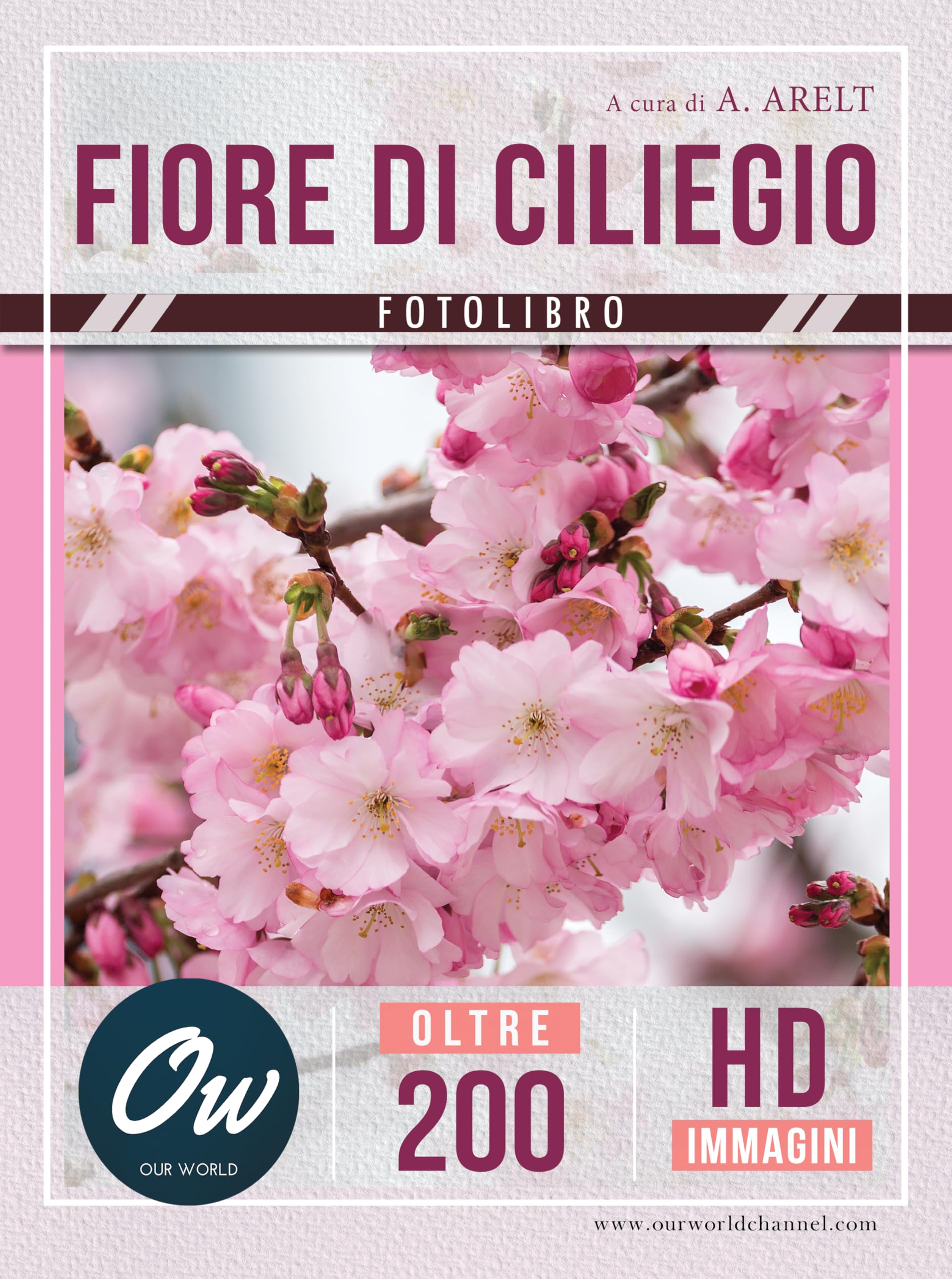 Livre photos fleur de cerisier de 200 images HD en édition italienne