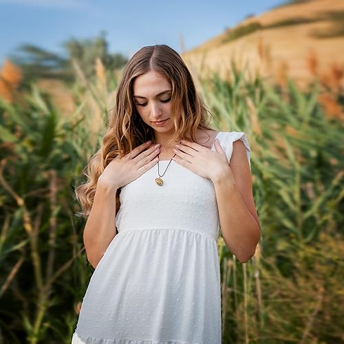 Miniatura 3 de AYANA - Collar de cristal de abejorro, hecho a mano, collar con dije para mujer, joyería bohemia a la moda, piedra de eclipse de abejorro jaspeada,