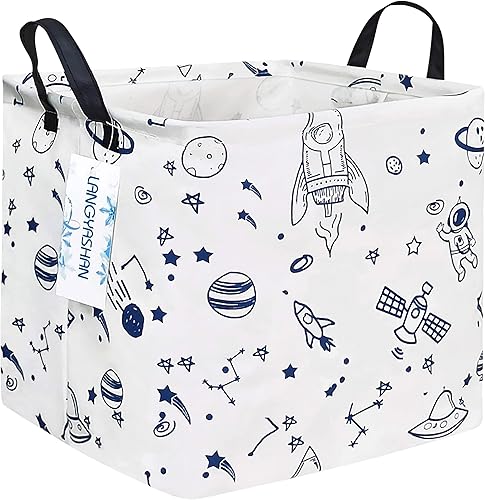 Miniatura 18 de Cajas de almacenamiento cuadradas e impermeables de lona para la ropa sucia/el cuarto de los niños, cajas para estantes, cestas de regalo, Geometric