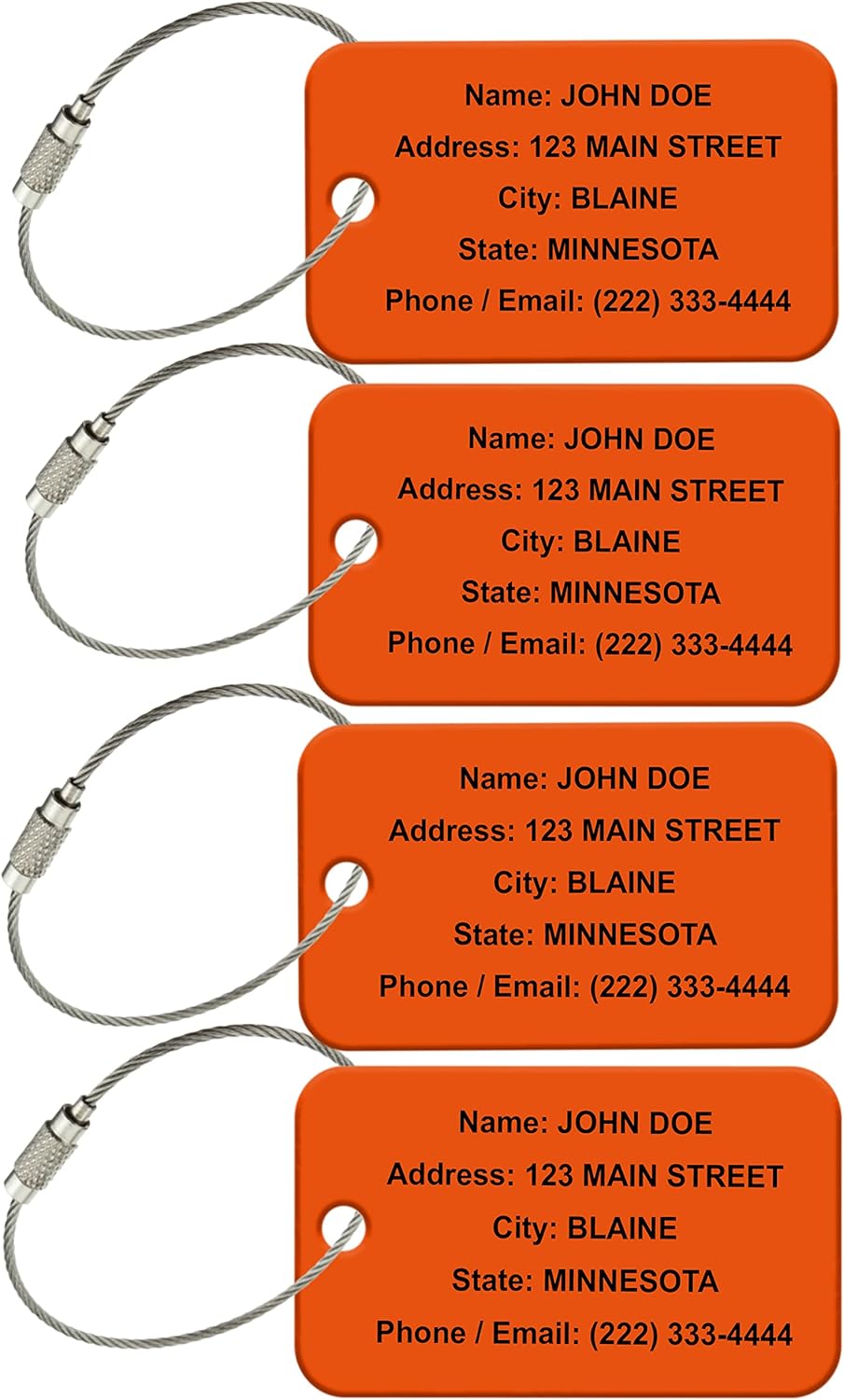 Custom Luggage Tags Travel Tags for Luggage, Luggage Sets for Suitcases Backpack