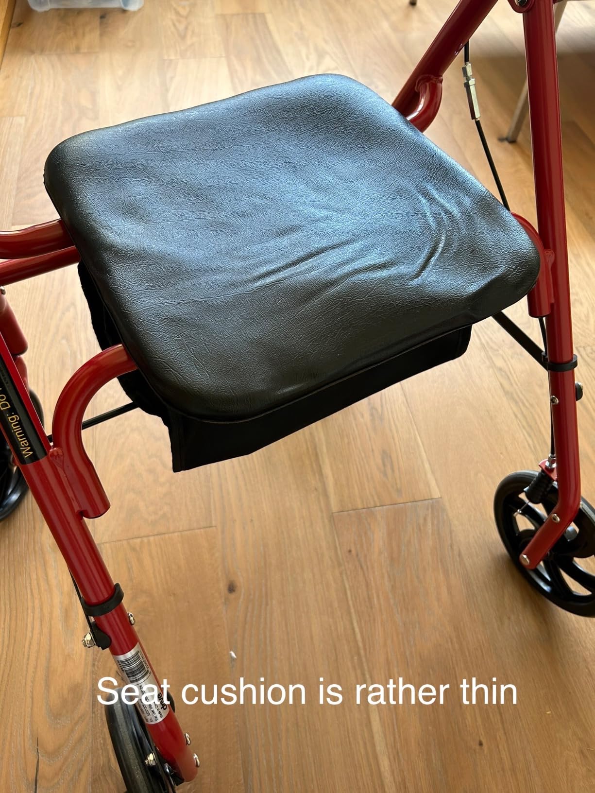 13/mo Finance Drive Medical 10257RD1 4 Wheel Rollator Walker With