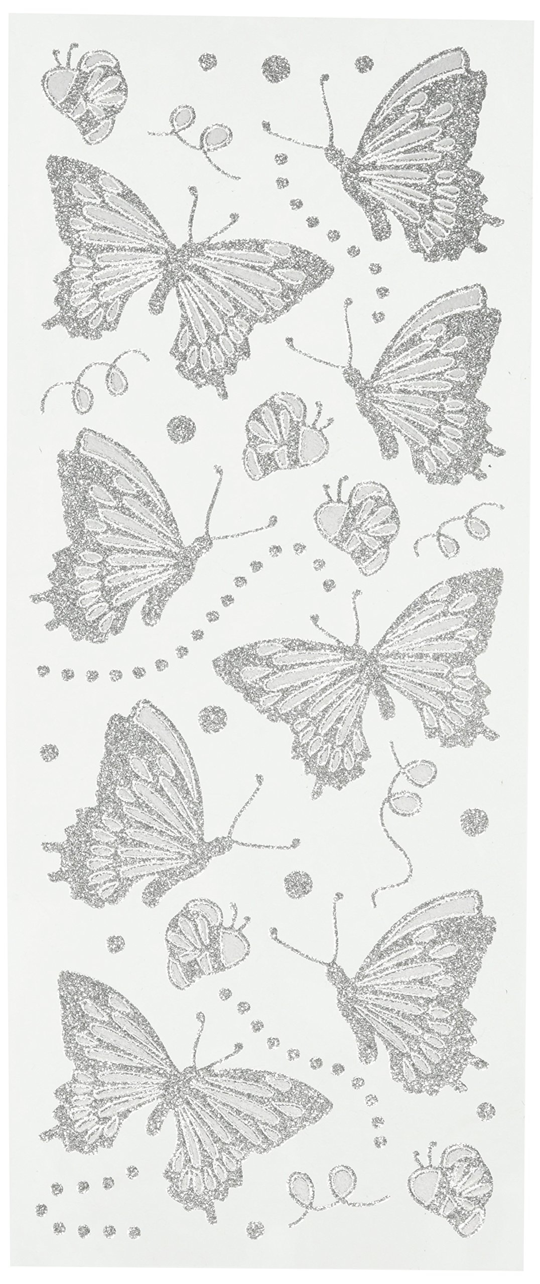 docrafts Anitas – Pegatinas de Mariposas