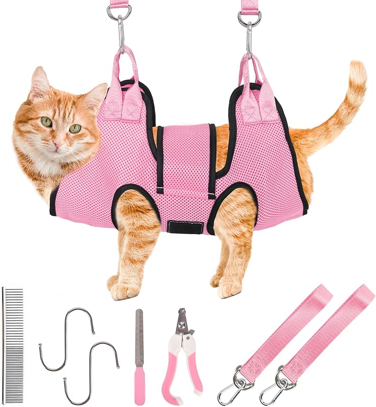 Kit de Rede para Higiene e Tosa de Cães e Gatos PatiencET, Tamanho XS/S