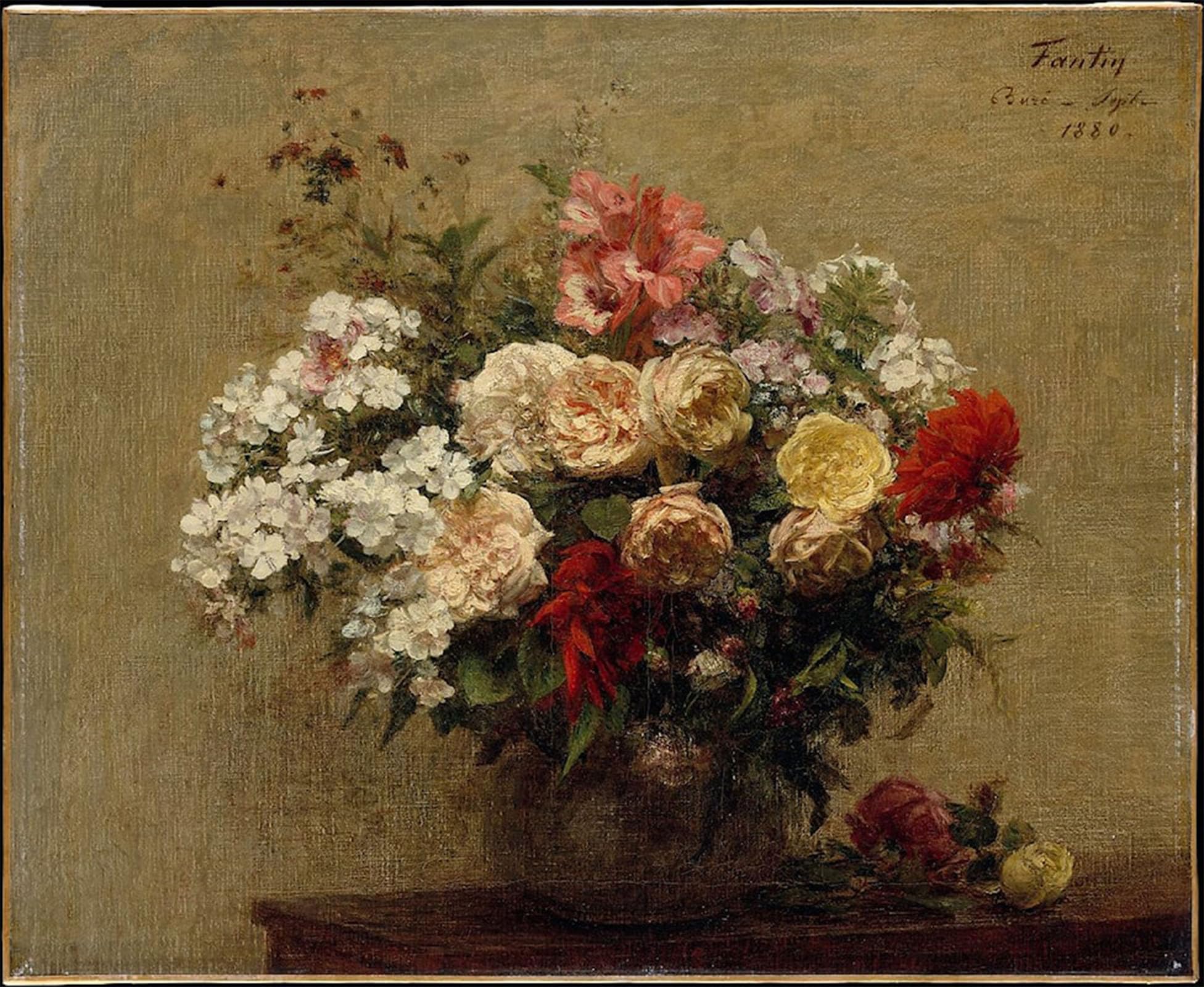 Tableaux Toile Pour la Décoration Murale Fleurs d'été Grand Format - 5