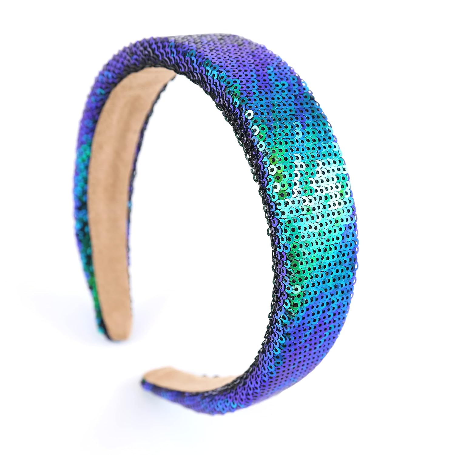 Gmmidea Sequin Sparkly Headbands for Women Girls Glitter