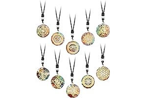 10 Piece Chakra Orgone Pendant Necklaces for Energy & Healing 🔮