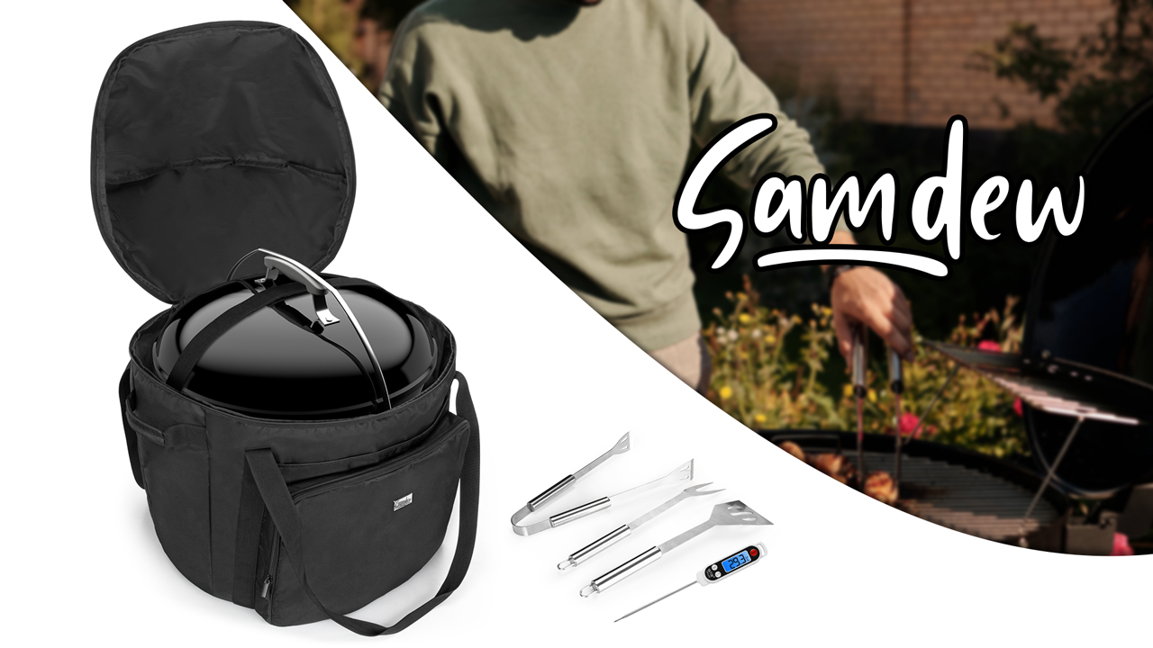 Amazon.com : SAMDEW Portable Grill Carry Bag Compatible with Weber