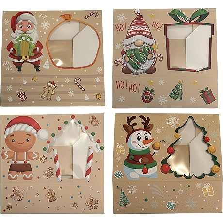 Christmas Cookie Boxes for Holiday Cheer and Delicious Treats