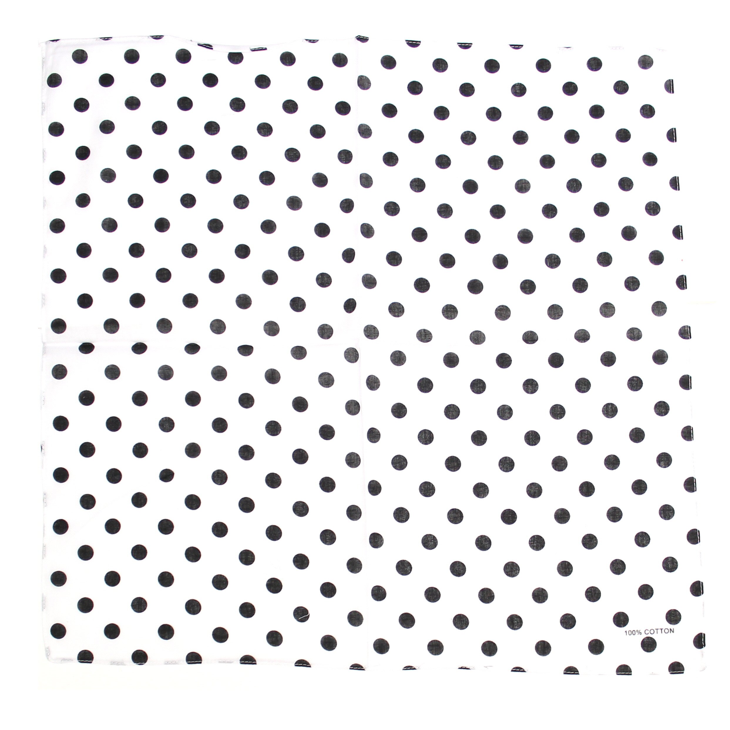 Zac's Alter Ego Vintage Style Large Polka Dots Bandana