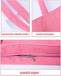 Iioscre Corduroy Tote Bag for Women,Tote Bag with Zipper,Large Capacity Casual Shoulder Handbags with Inner Pockets