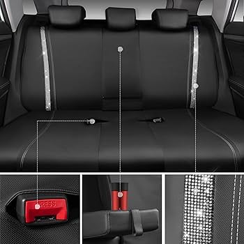 小物 .ssss Amazon.com: CAR PASS Bling Diamond Car Seat Covers Full Set