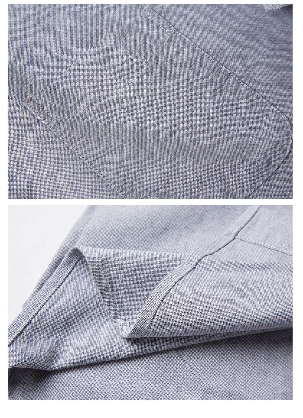HGJH Hemdjacke Herren, Herren-Langarmhemd Thermo Große Größe Einfarbiges Weißes Freizeithemd Button-Down-Baumwollholzfäller-Bequemes Hemd Lässiges Arbeitshemd Für Männer Und Jungen