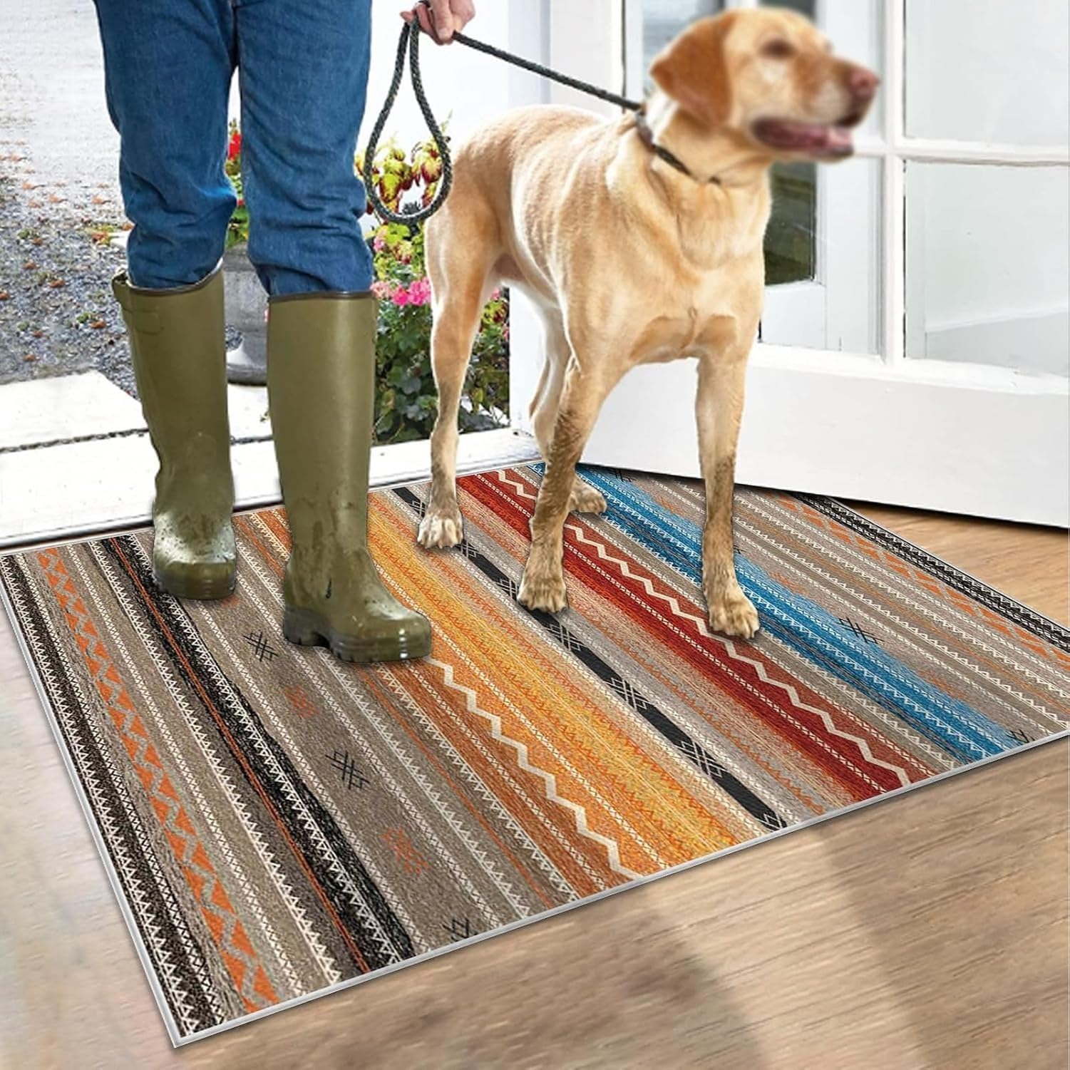 Alfombra Corredera Lavable Antideslizante Absorbente, 434-a, 90 x 300 cm
