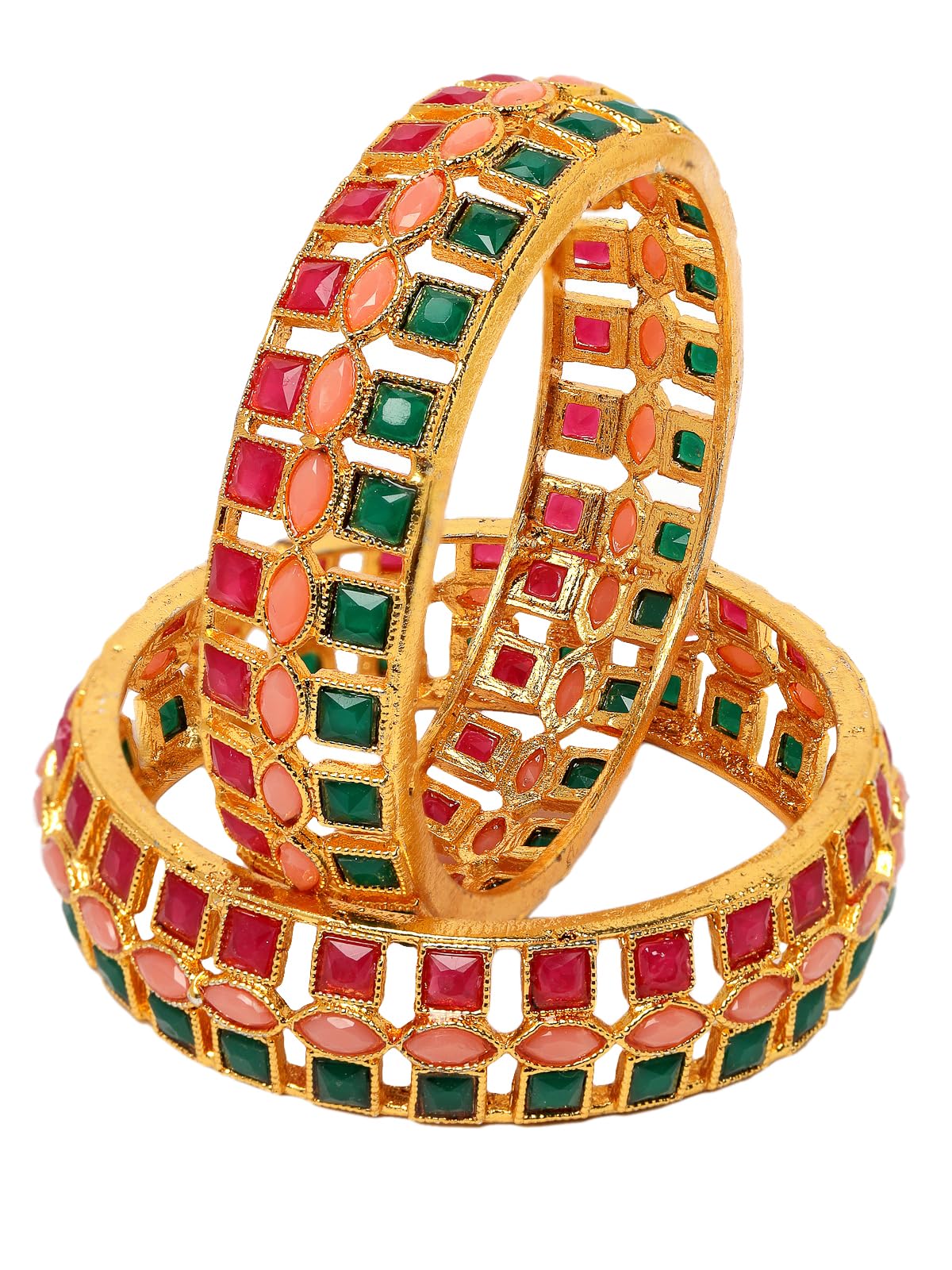 See full amazon price history chart for Sukkhi Dramatic Gold Plated Multicolor White AD Stones Broad Bracelet Bangle Set Jewellery for Women & Girls|Set of 2|Birthday Anniversary Gift for Women|B105922 Sukkhi Dramatic Gold Plated Multicolor White AD Stones Broad Bracelet Bangle Set Jewellery for Women & Girls|Set of 2|Birthday Anniversary Gift for Women|B105922 (B0CPPBRRVY) Amazon Price History, Amazon Price Tracker