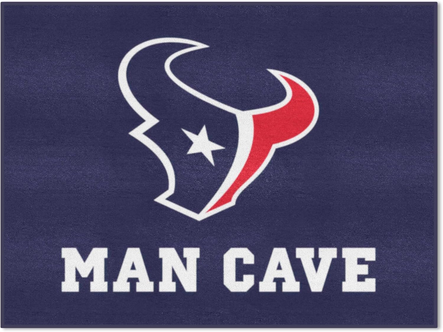 FANMATS 14308 NFL Houston Texans Nylon Universal Man Cave All-Star Mat , 34"x45"