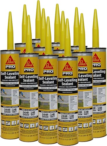 Vista 19 de Sika Corporation 91065, sellador autonivelante, 10 onzas Gris