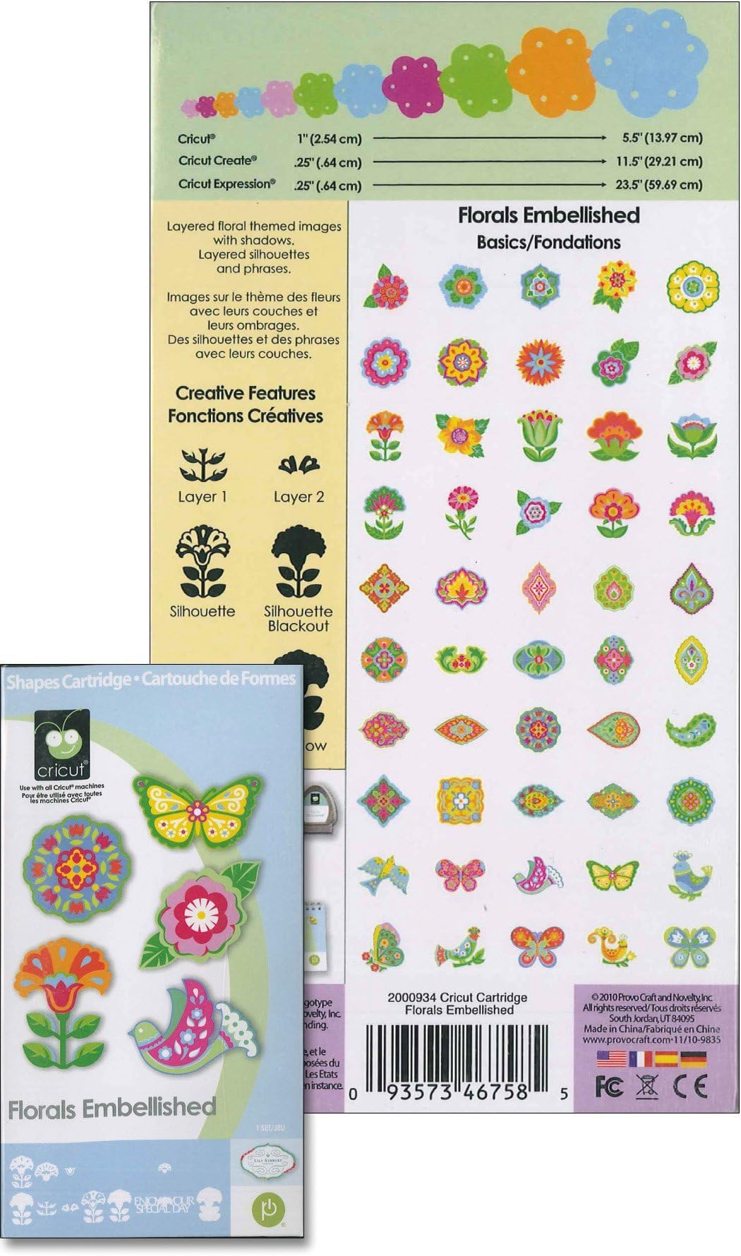 Cricut Florals Embellished Cartridge
