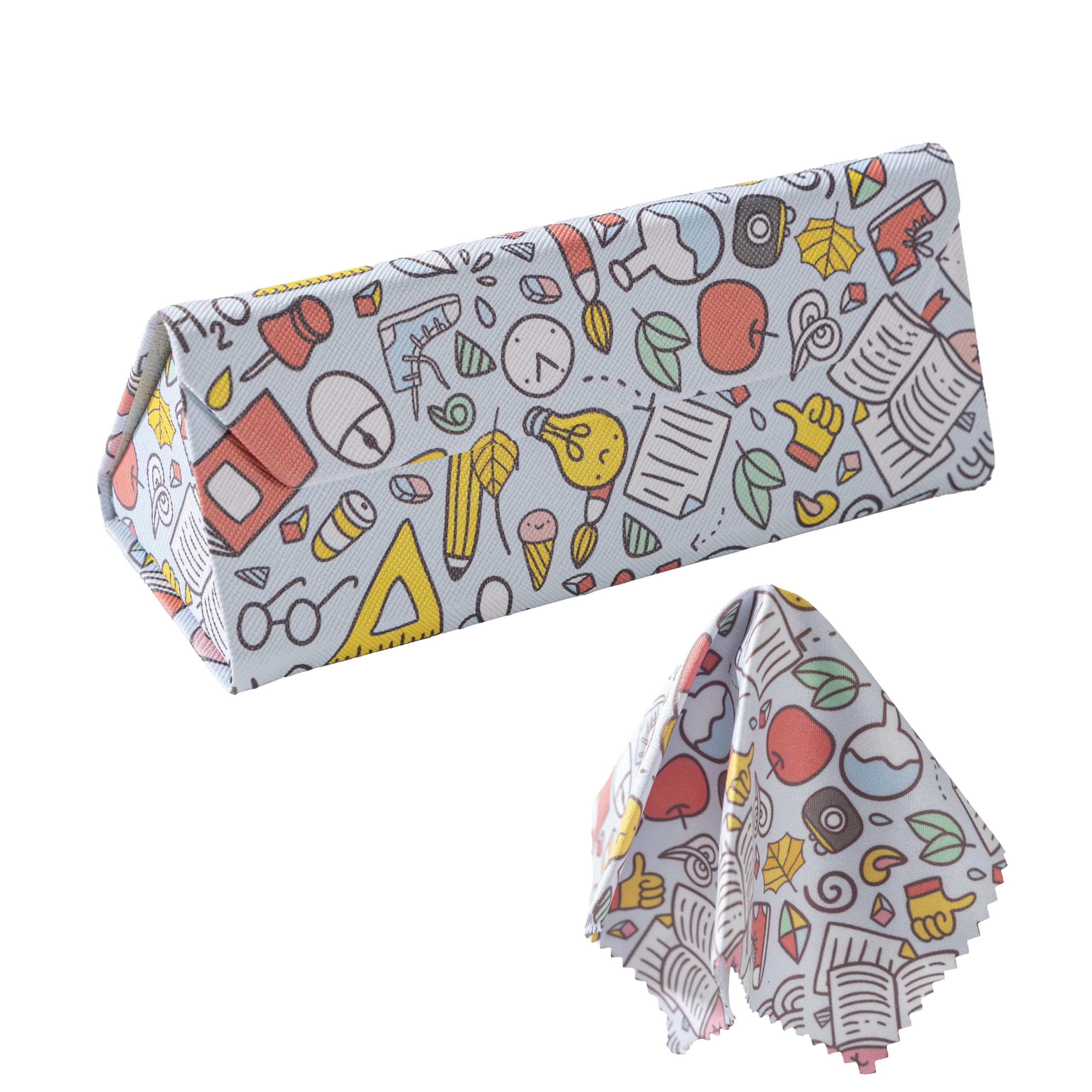 Real Sic Glasses Case for Men and Women - Magnetic Folding Hard Shell Sunglass Holder - Inspired by Activities/Hobbies