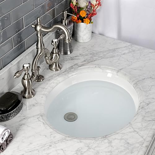 Miniatura 7 de Kingston Brass KS7978TAL Grifo de lavabo de puente de alcance de 4 34 pulgadas con latón emergente, níquel cepillado