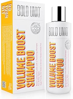 Volumizing Shampoo - Lightweight Hair Thickening Shampoo For Fuller Looking Hair in One Use - Volume Shampoo For Thin, Fla...