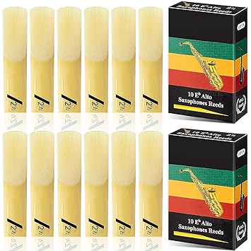 PERLMAN Saxophone Reeds Strength 2.5 Reeds (10pcs) | (Pack of 1)