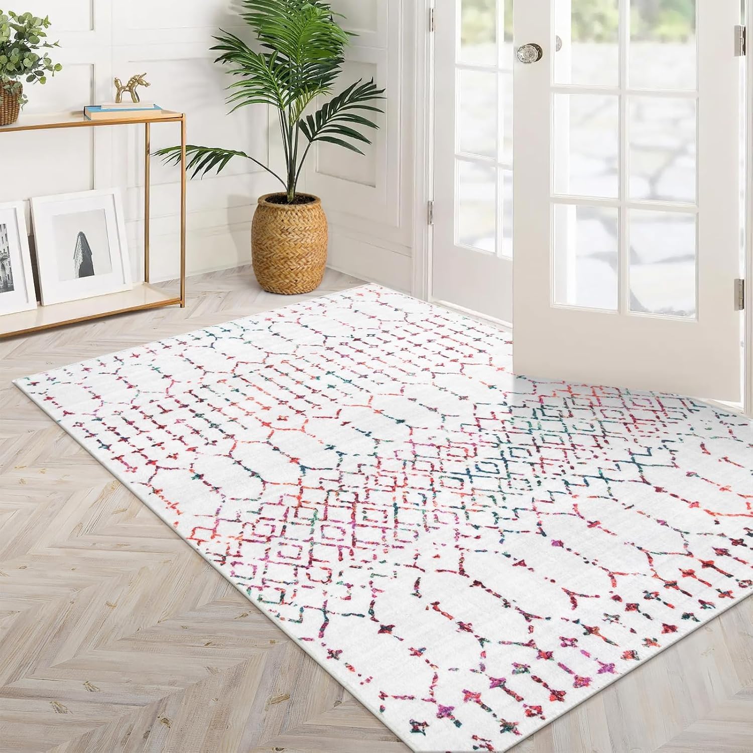 Tapis de couloir facile d'entretien pour simplifier le ménage des familles