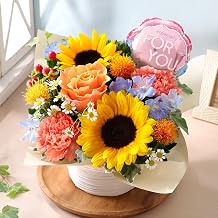 Flowers, Birthday Present, Special Arrangement, Plum Sun For You, Gift, Anniversary, Celebration, Fresh Flower, Women