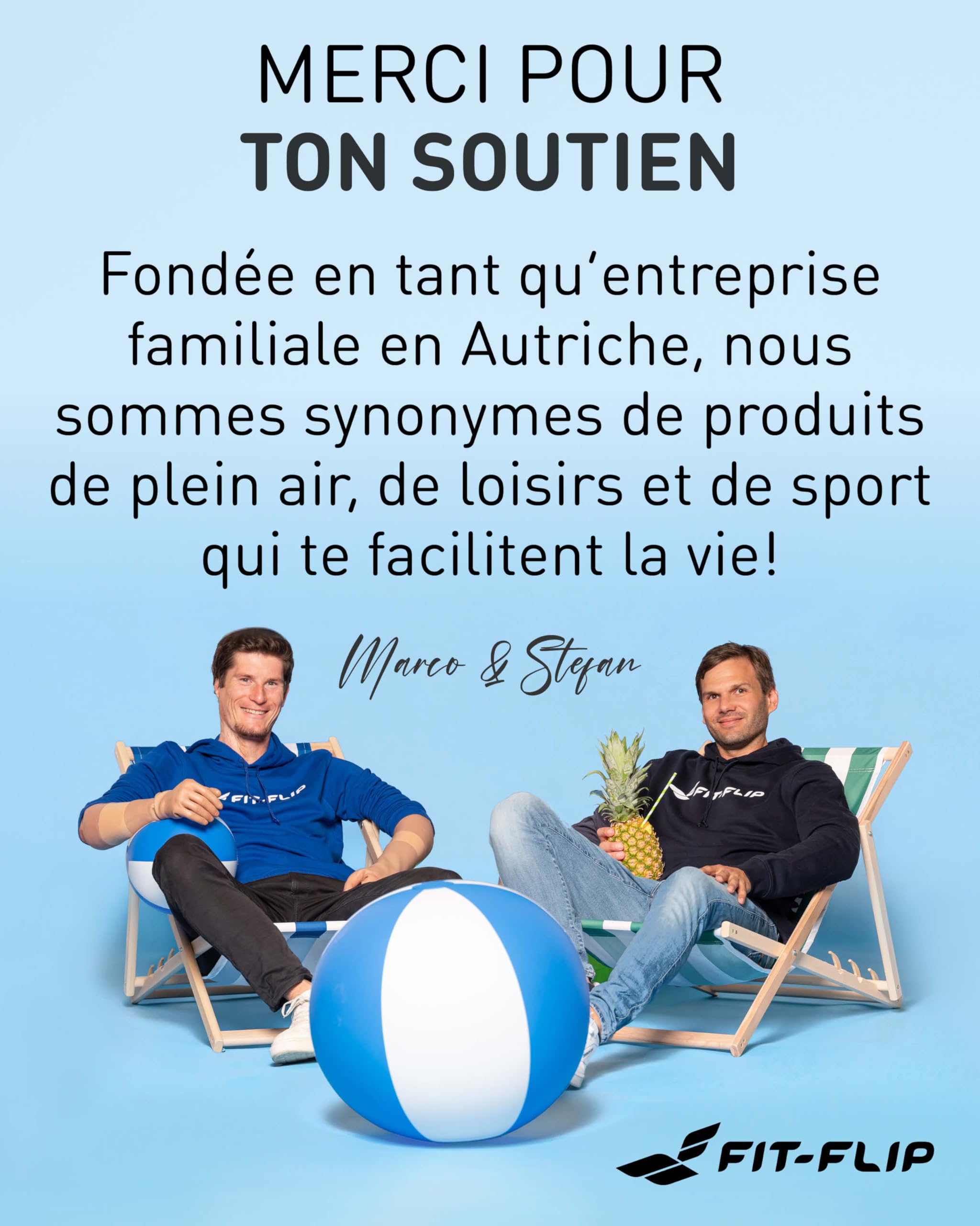 Fit-Flip Serviette Microfibre - pour Le Sport, Musculation et la Piscine - compacte, Ultra-légère et Rapidement sèche - Parfait pour Natation, Plage et Voyage