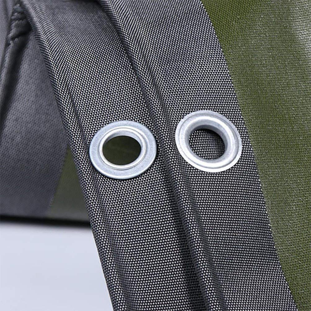 OKUOKA Teloni, Area di ombreggiatura della Tenda Green/HeavyDuty Heavy Duty Tarp Tent Canopy | Copertura per Tenda da Campeggio, Amaca, Piscina, Giardino, Auto, Moto (Color : A, Size : 6