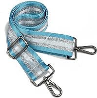 Vista 56 de Correa para bolso, accesorios plateados, correas anchas para bolsa, correa de hombro ajustable para bolsos