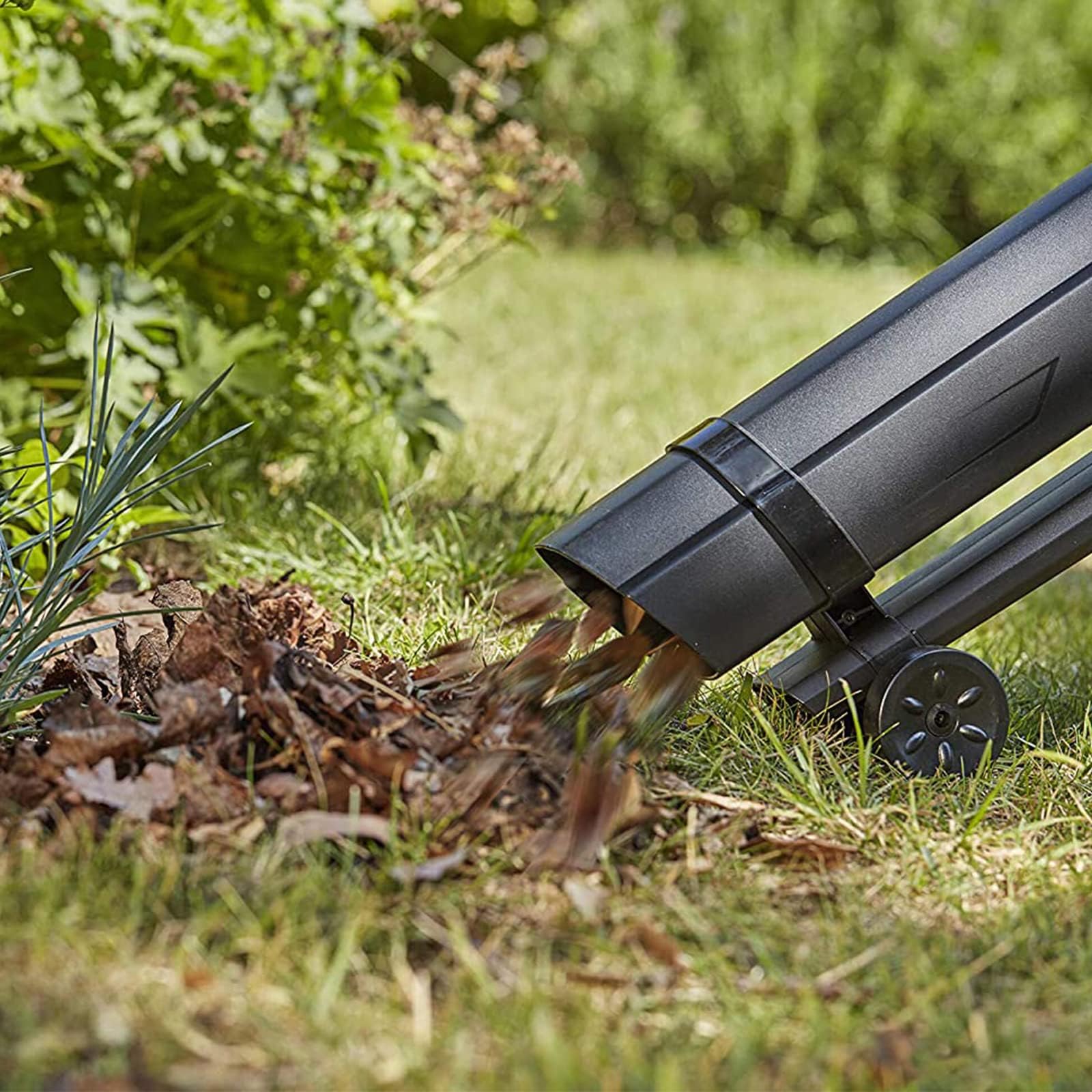 Soffiatore per Foglie 3 in 1, aspiratore Elettrico Multifunzionale per 3 Foglie da Giardino, con Sacchetto per la Polvere da 35 Litri per la Cura del Prato, Patio, Foglie soffiate, Neve,Orange