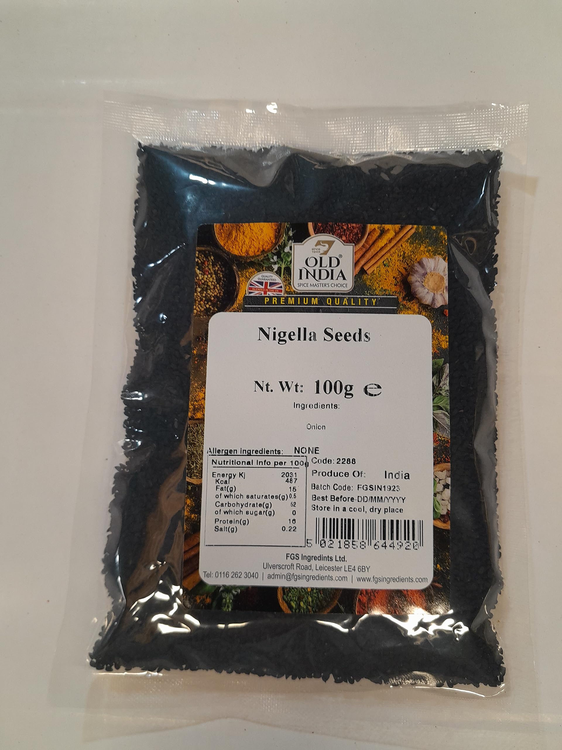 Old India Nigella Seeds, 0.1 kg