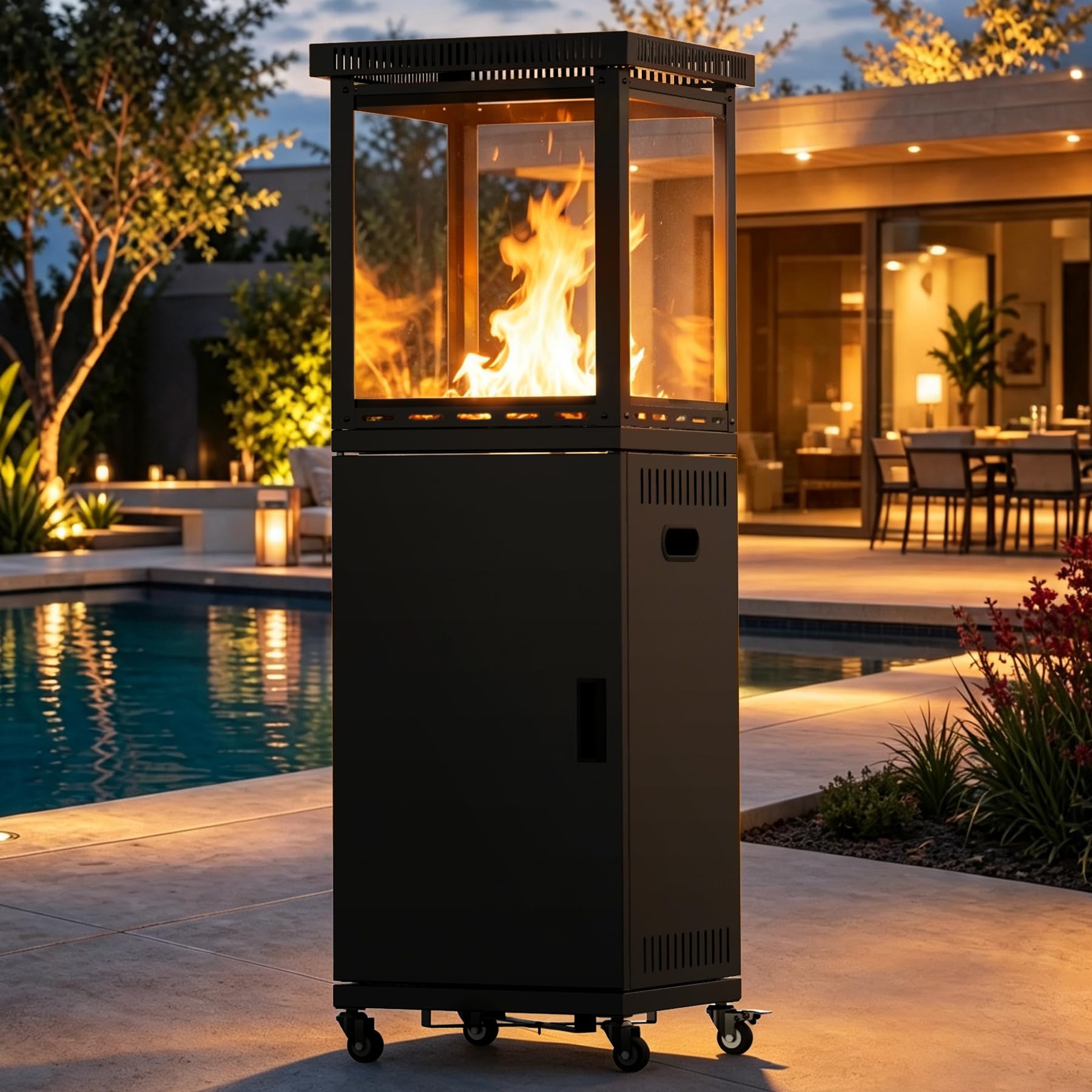Pamapic 41,000 BTU Outdoor Propane Patio Heater