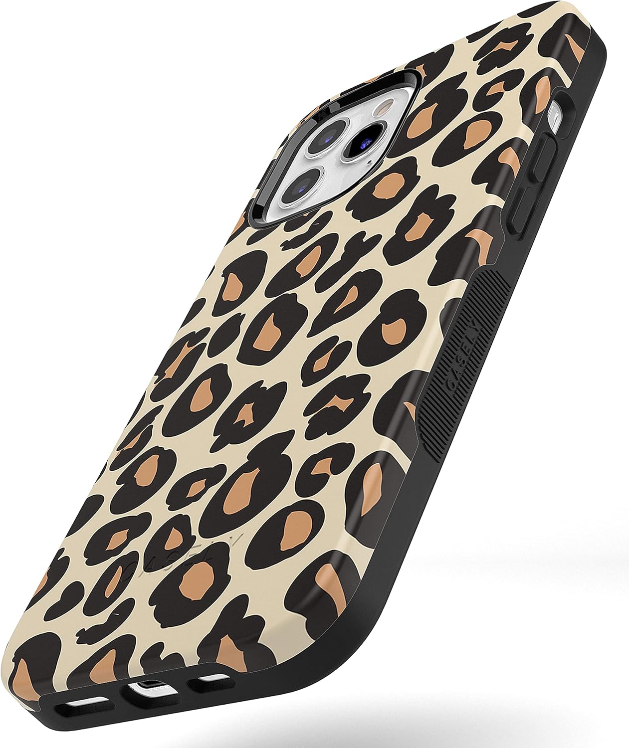 Casely iPhone 12/12 Pro Case | Into the Wild | Leopard Print | Bold Protective Design | Compatible with MagSafe
