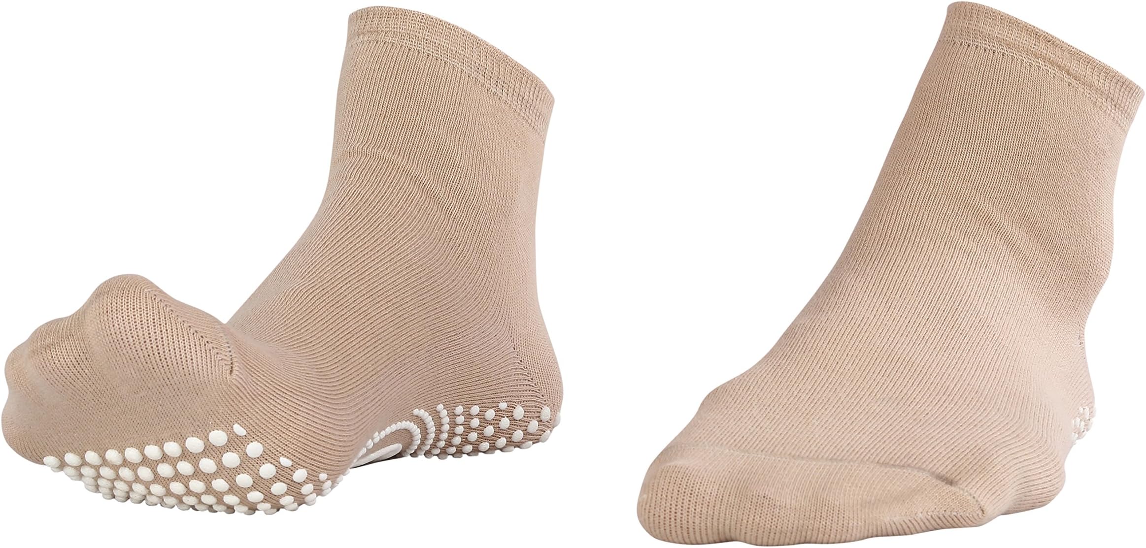 NOFALL Ankle Length Cotton Socks for Men & Women, Ideal for Walking, Jogging, Yoga, Office and Home, Suitable for Daily Use (Pack of 2)