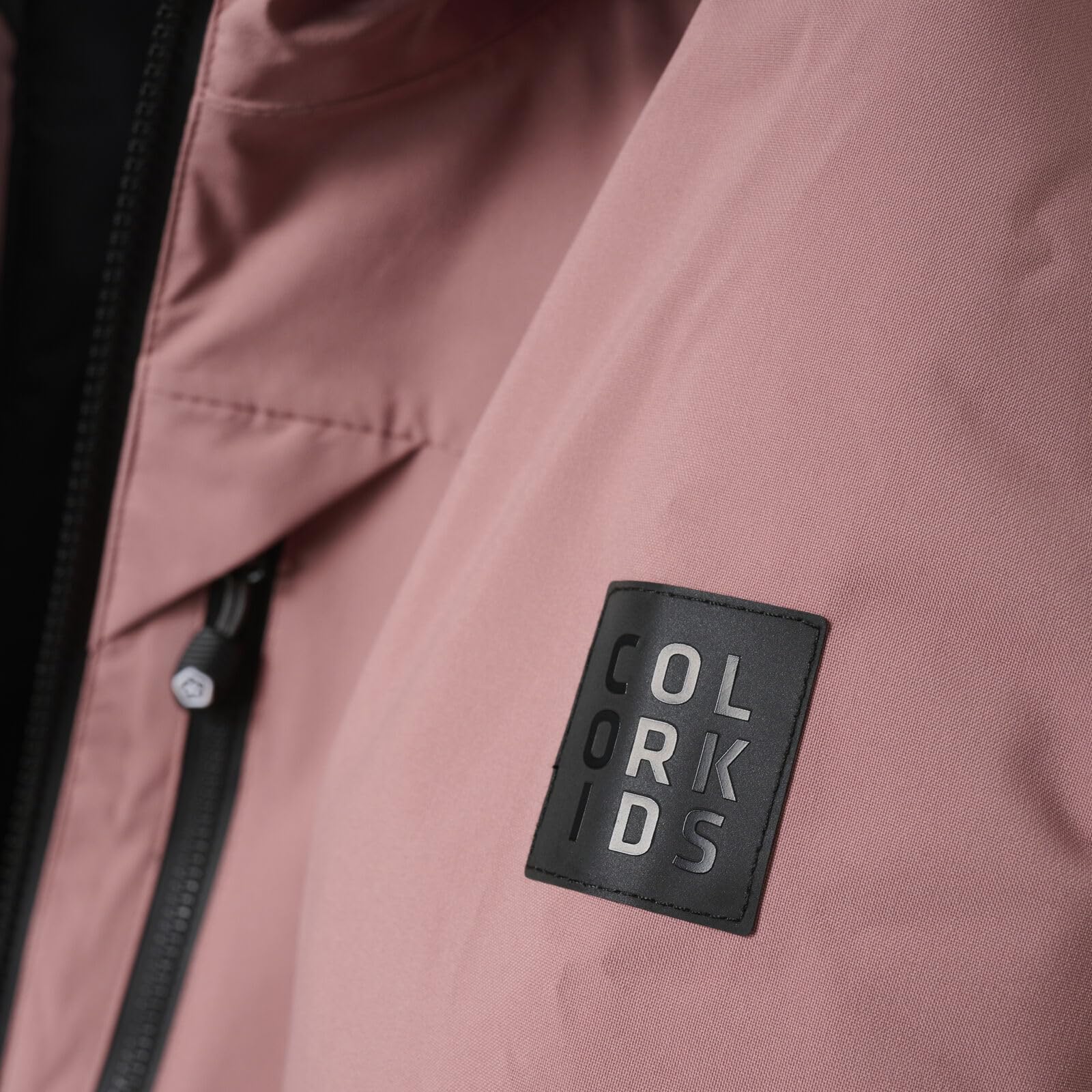Color Kids Skijacke Colorblock burlwood 176