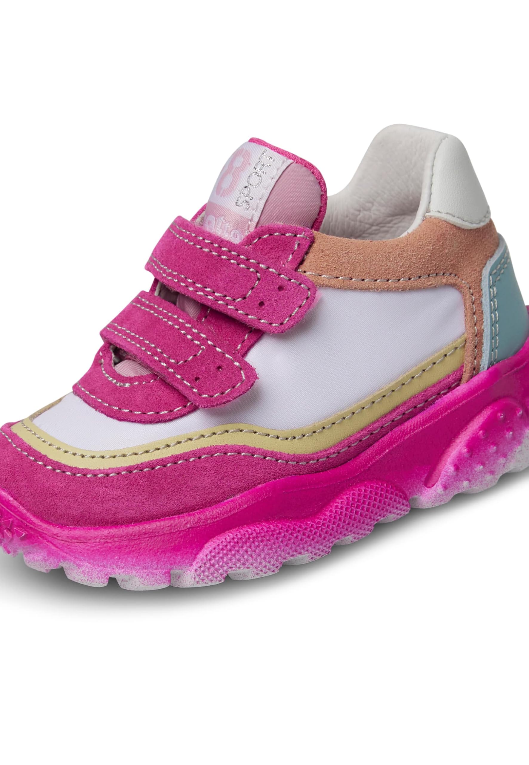Falcotto Sneakers in Suede e Tessuto Tecnico, Fuchsia-Bianco 28