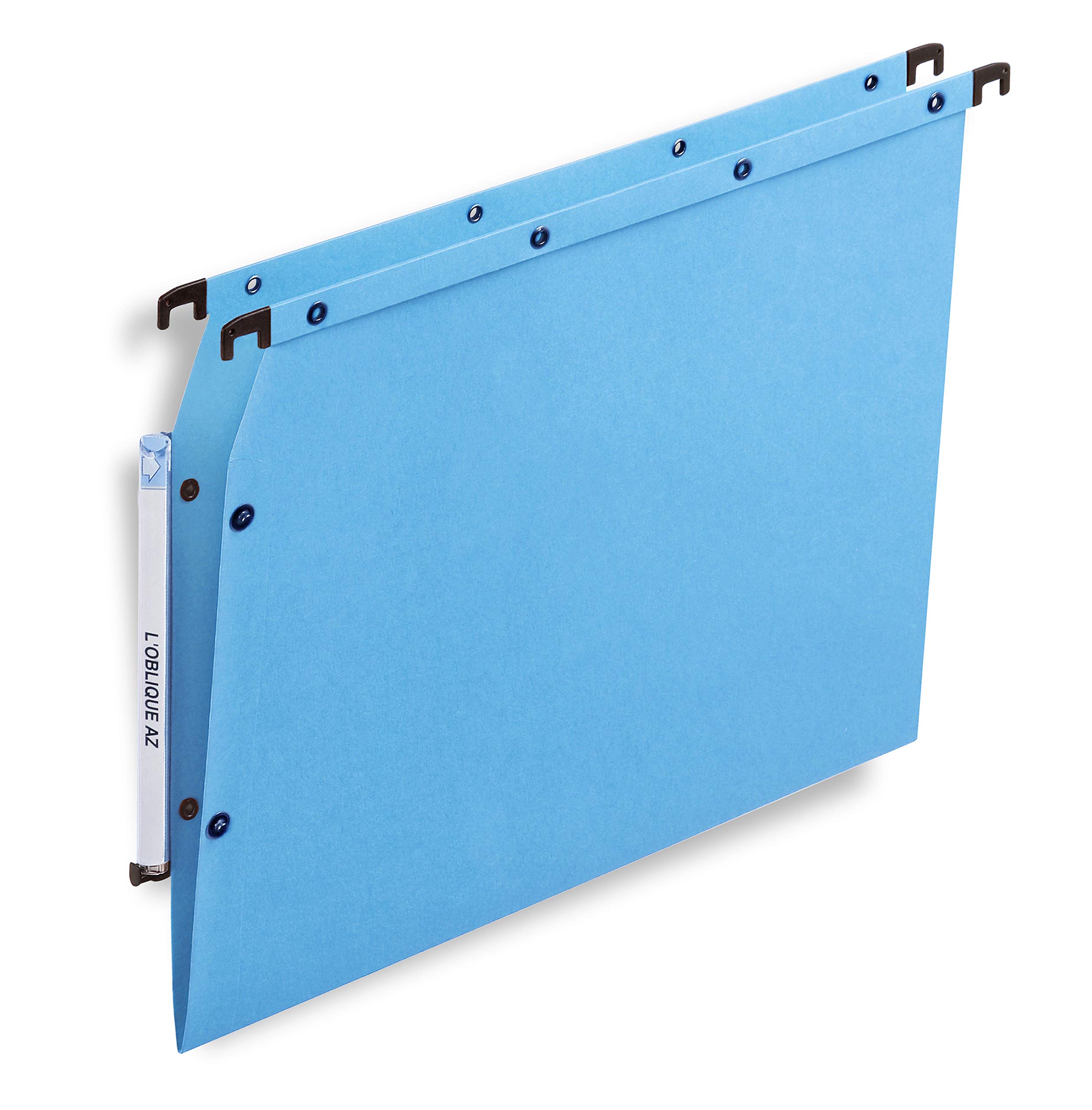 Elba Ultimate Carte Kraft Lot de 25 Dossiers Suspendus pour Armoire A4 Fond en V Bleu