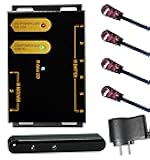 IR Repeater Kit, ir Repeater System，IR Remote Control Extender .Supports up to 100 feet， Dual Sensors Receiver