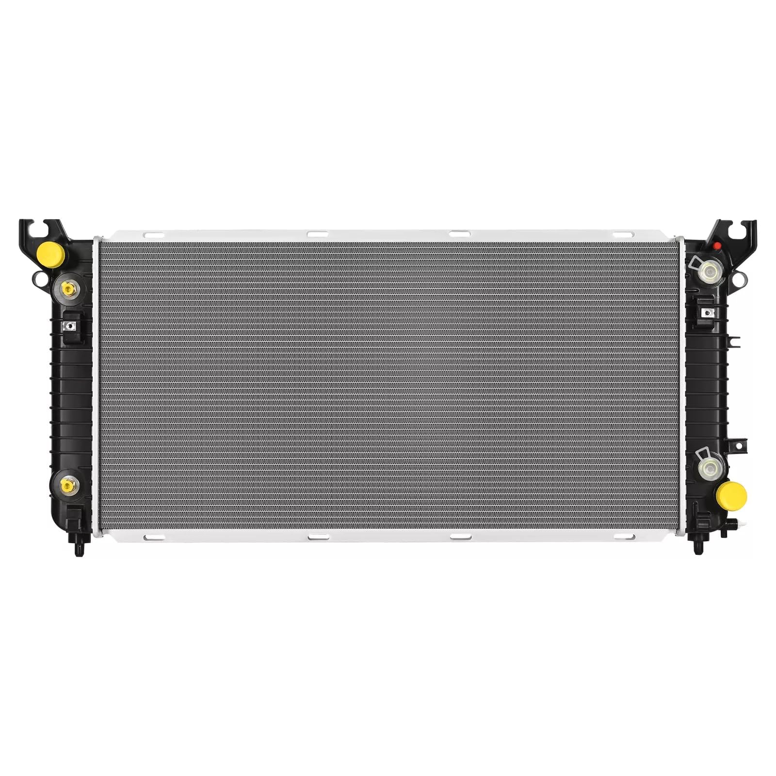 Aluminum Engine Oil Cooler Radiator for Chevy Silverado 1500/Tahoe 2007-2014 5.3L 6.0L 6.2L Direct Fit 13569 Radiator Replacement with Oil Cooler Leak