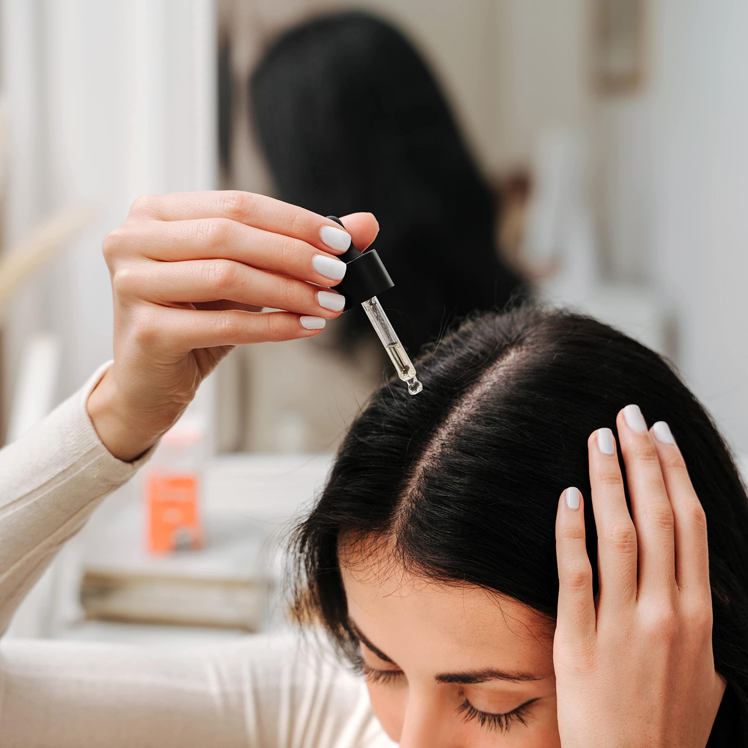 Victoria Beauty 1,2,3! Pielęgnacja skóry głowy! Kofeinowe serum na wypadanie włosów - zagęszczacz do włosów i serum na porost włosów dla kobiet i mężczyzn z kwasem hialuronowym, ekstraktami arganowym