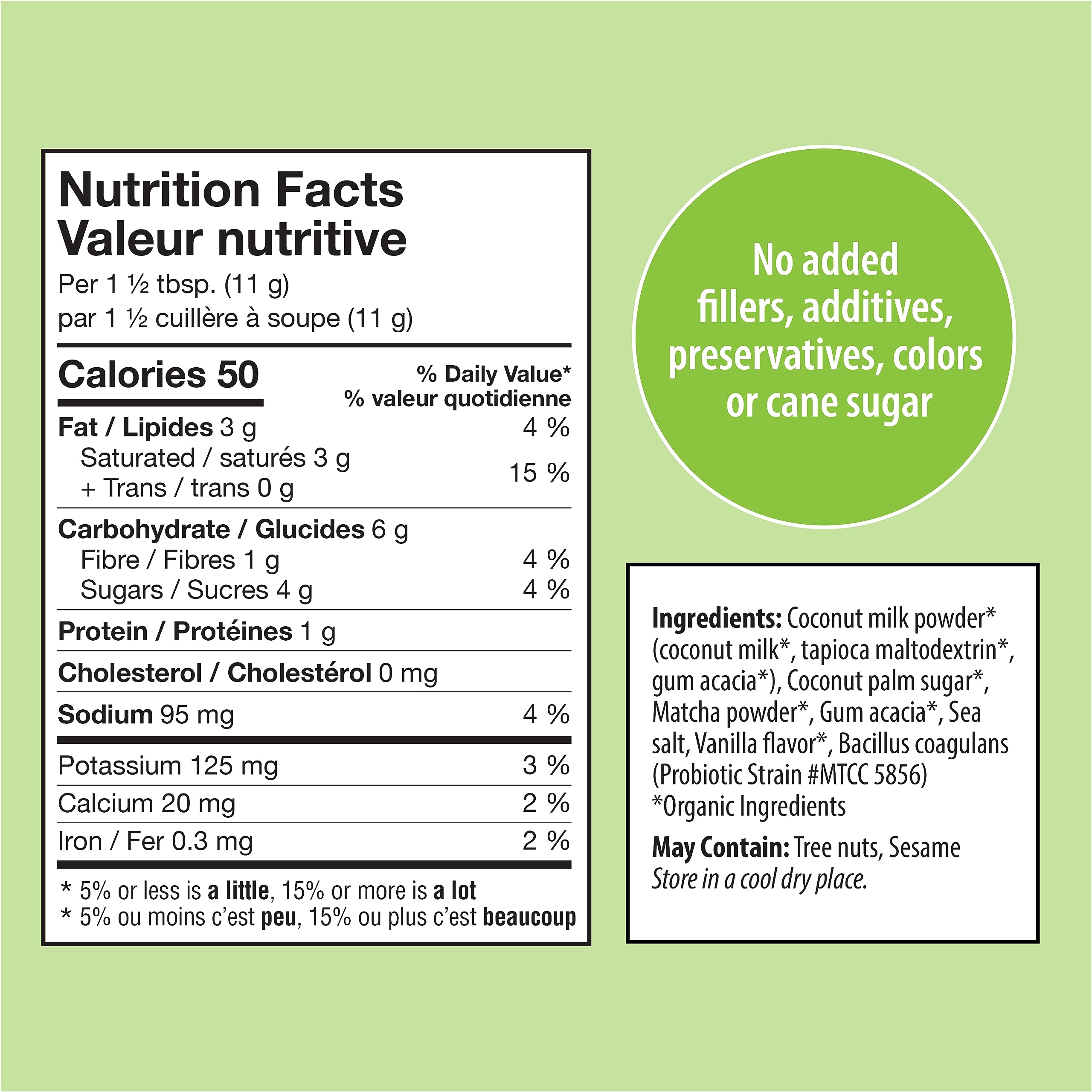 Generic O rganic Traditions Superfood Latte Matcha 5 3 oz Pack of 6 — view 2