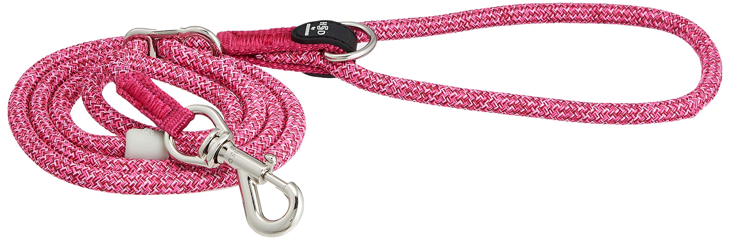 High5Dogs, Leisure Leader Ergonomic Dog Lead, Strong and Durable, Ideal for Outdoor Walks, Length 125 cm, Pink
