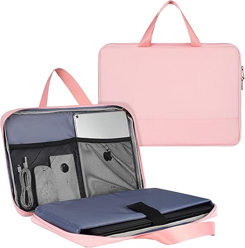 Maletín para laptop de 17-17.3 pulgadas para mujer con organizador para HP Envy 17.3, Dell Inspiron 17Dell G3 G7 17.3, Lenovo Ideapad 330 L340 17.3,