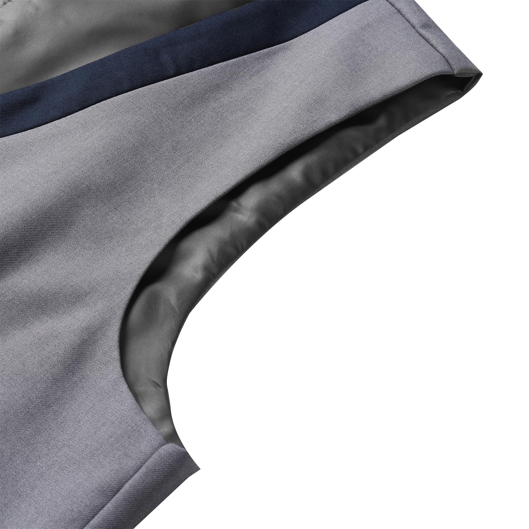 Allthemen Gilet da Uomo Gilet da Abito Doppiopetto Gilet da Uomo Western con Scollo Rotondo per Affari